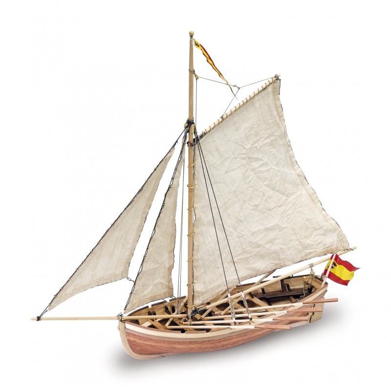Artesania 1/25 San Juan Nepomuceno's Jollyboat Wooden Ship Model