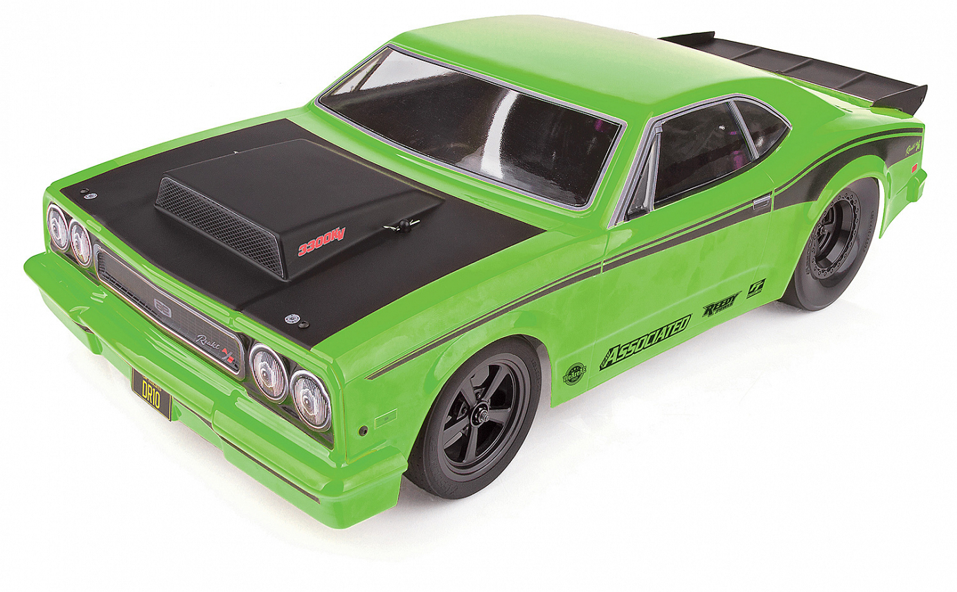 Associated DR10 Drag Race Car RTR, green Requires Battery and Charger