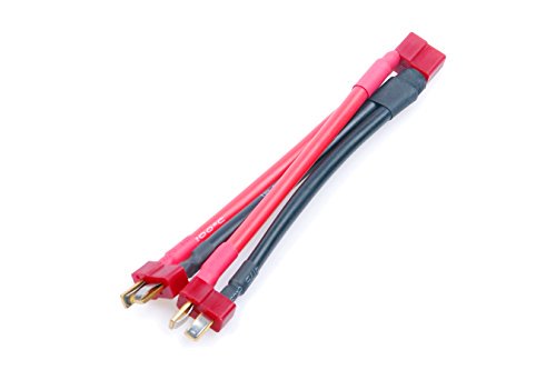 Deans Parallel cable 10cm 12awg Silcon