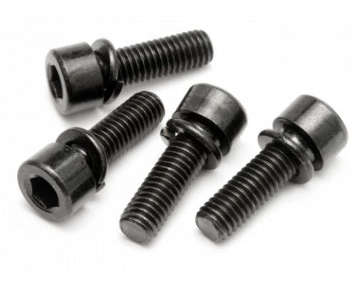 15447 HPI Cap Head Screw M5X16mm With Spring Washer (4Pcs)