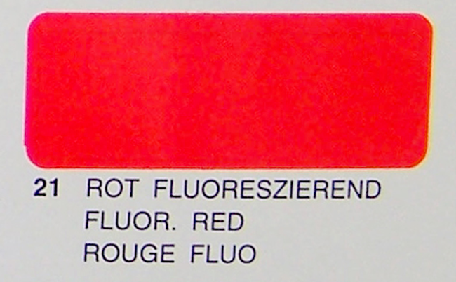 Profilm (Oracover) Fluorescent Red 2M (21) 21-021-002