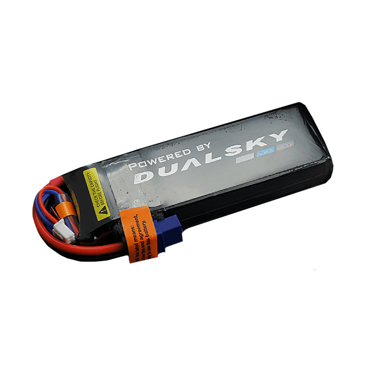 1250mah 2S Dualsky HED LiPo Battery, 50C