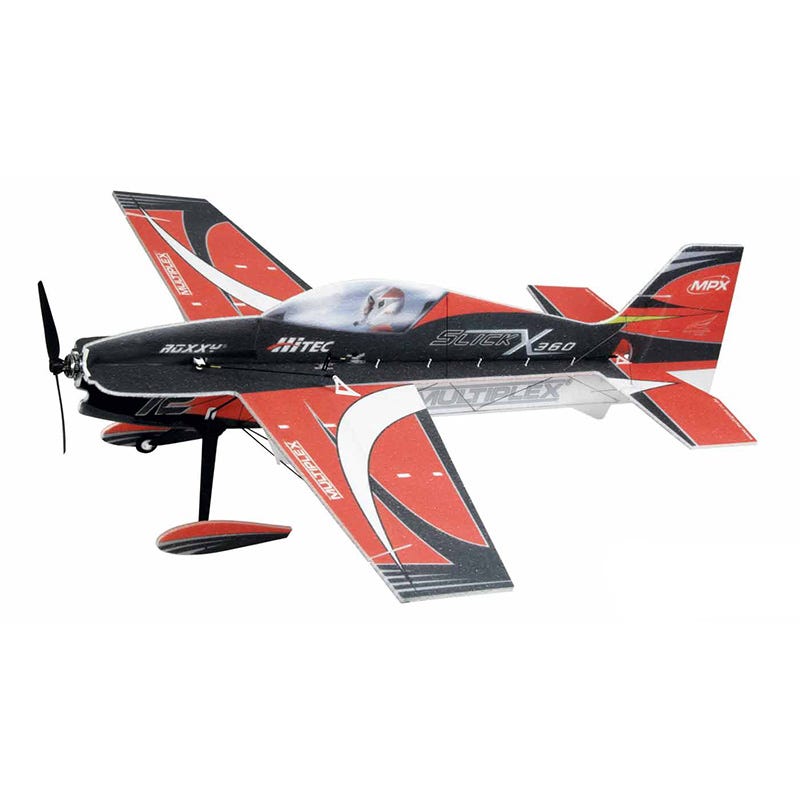 Multiplex Slick X360 Indoor Edition Aerobatic Kit, Red