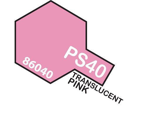 TAMIYA PS-40 TRANSLUCENT PINK