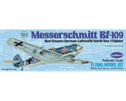 Guillow's Messerschmitt Balsa Plane Model Kit