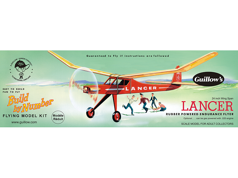 Guillow's Lancer Balsa Plane Model Kit
