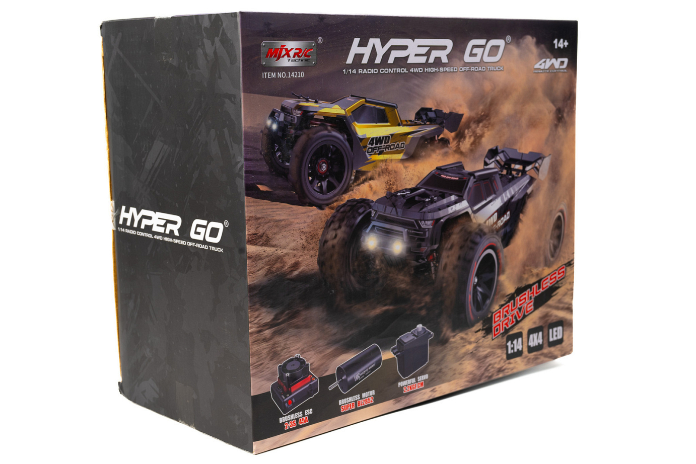 MJX 1/14 Hyper Go 4WD High-speed Off-road Brushless RC Truggy [14210]