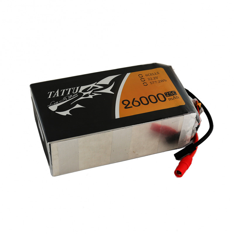 26000mAh Tattu 25C 22.2V Soft Case Lipo Battery (AS150&XT150)
