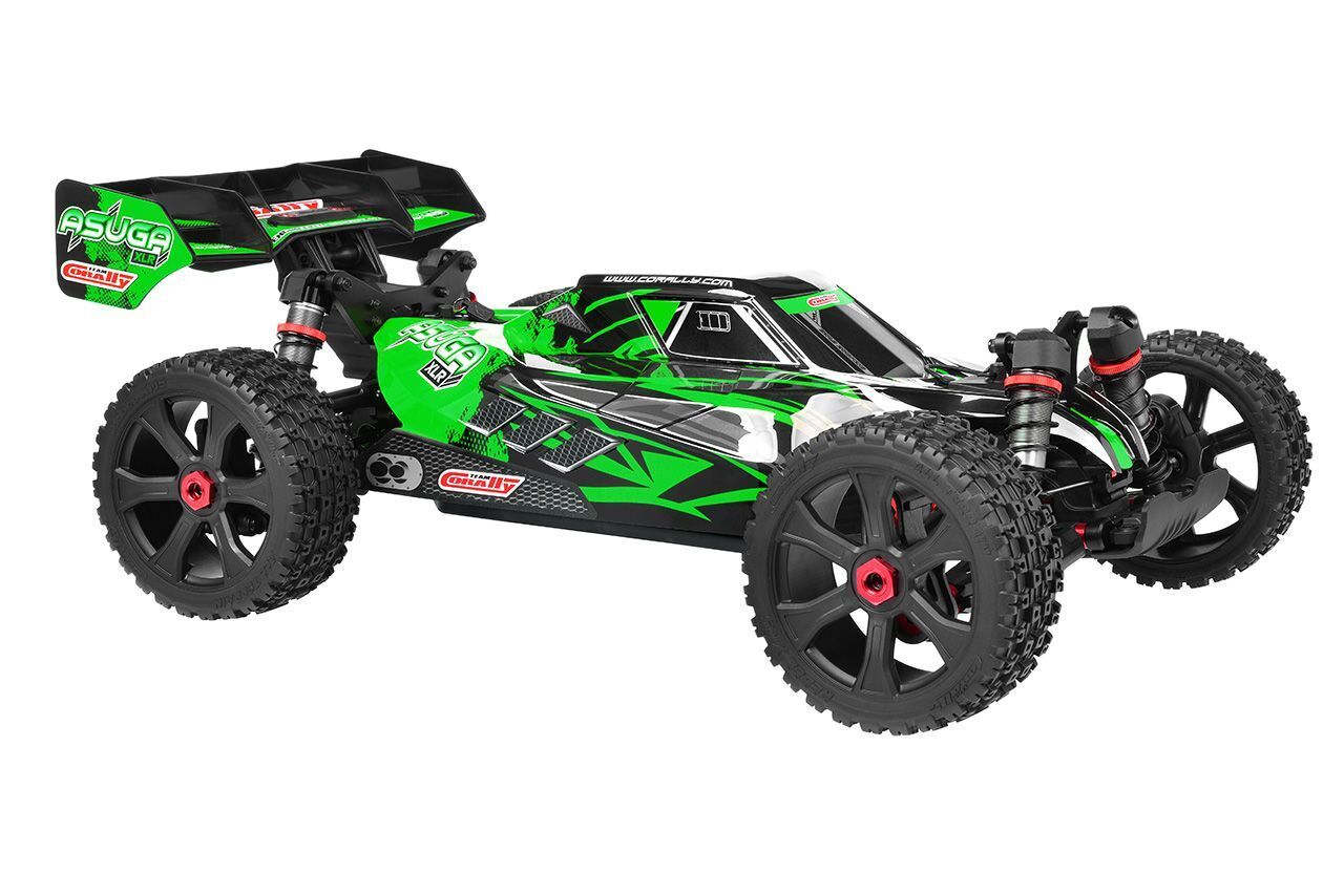 Team Corally - ASUGA XLR 6S - RTR - Green Brushless Power 6S