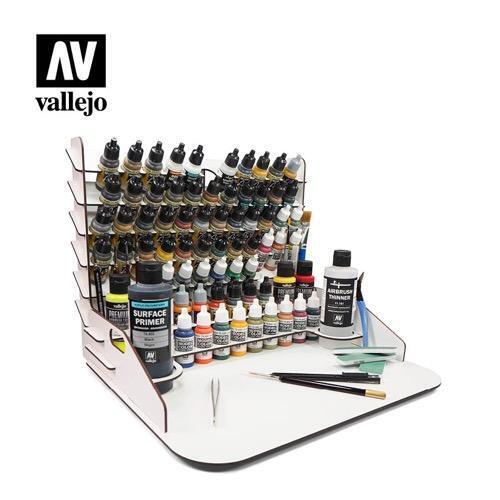 Vallejo Paint display and work station (40x30cm) with vertical s