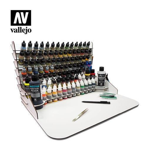 Vallejo Paint display and work station (50x37cm) with vertical s