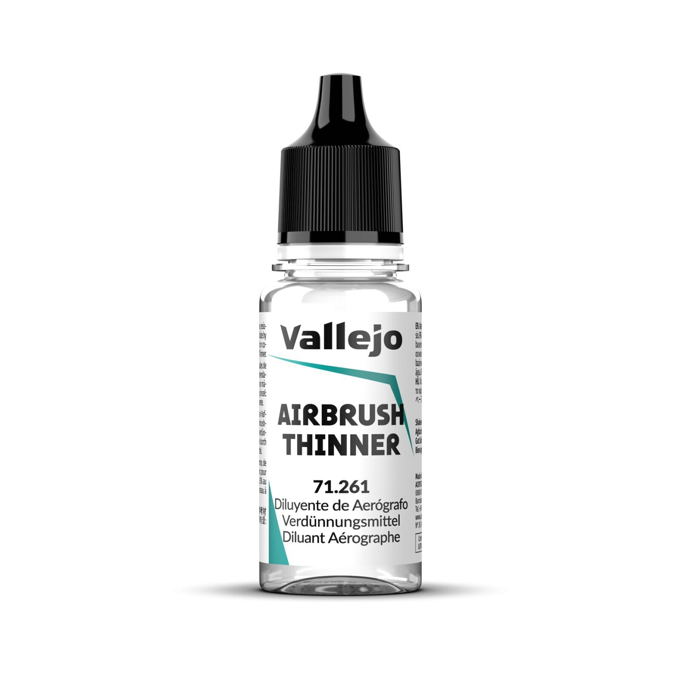 Vallejo Airbrush Thinner 18ml Acrylic Paint - New Formulation