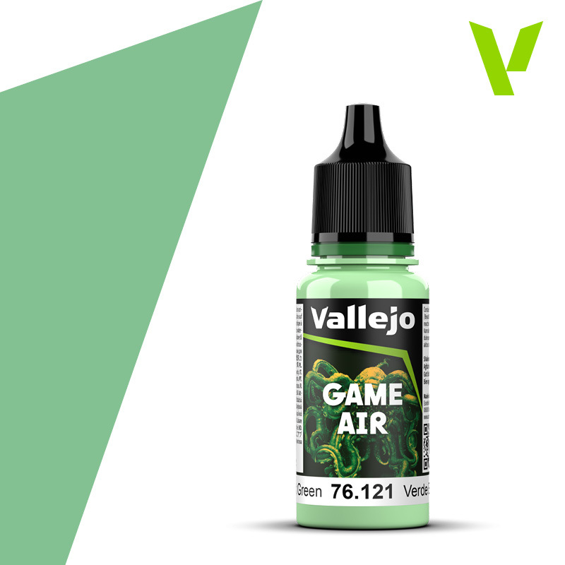 Vallejo Game Air Ghost Green 18 ml Acrylic Paint - New Formulati