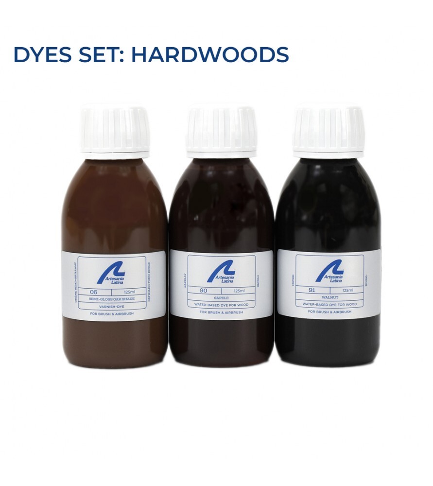 Artesania Water-based Dyes Set: Hardwoods 125ml [12874]
