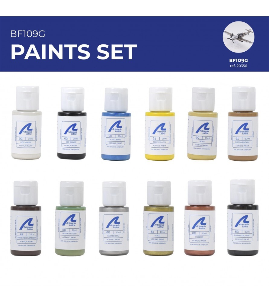 Artesania Paint Set for BF109G #20356