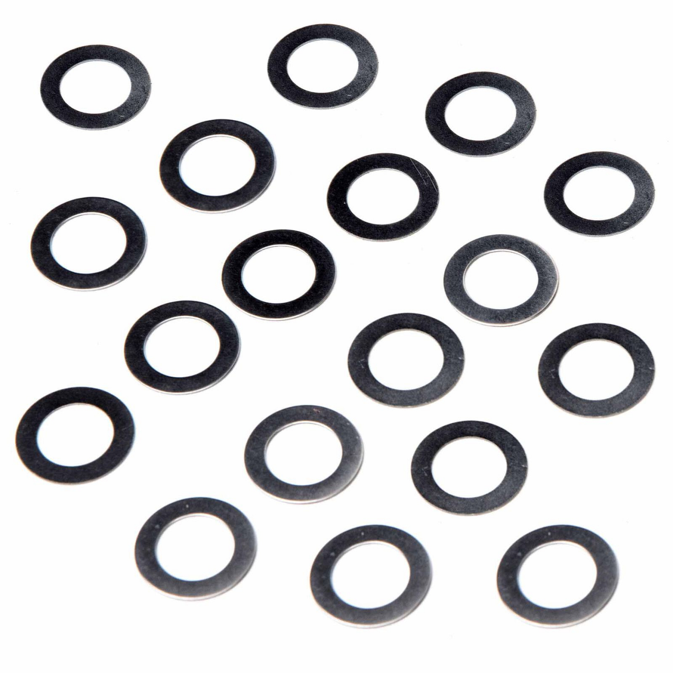 Axial 9.5x16mm Shim Set in .1, .3, .5mm Thickness, 6pcs each