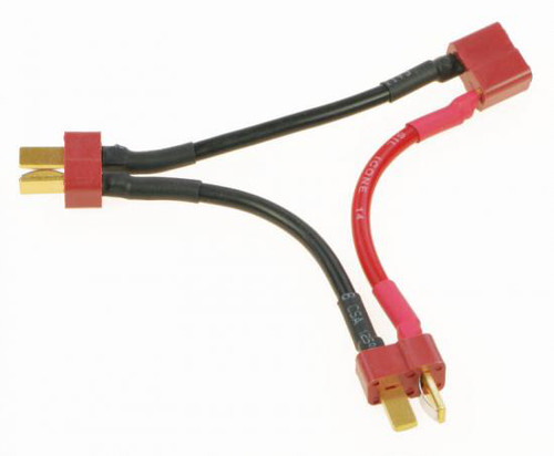 Deans Serial cable 10cm 12awg Silcon