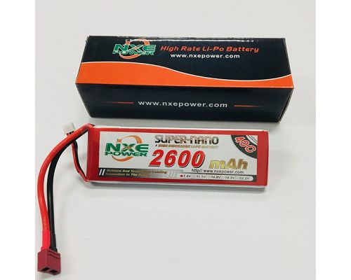 2600mah NXE 7.4V 40c Soft case w/Deans