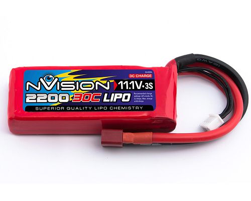 2200mah nVision 11.1v 30c Lipo Battery