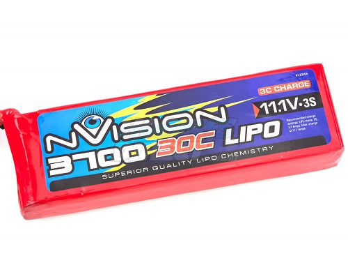 3700mah nVision 11.1v SC 30c Lipo Battery