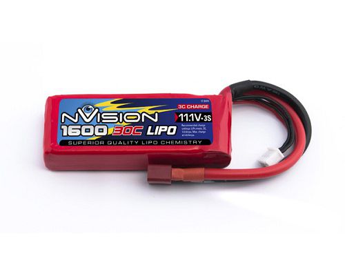 1600mah nVision 11.1v 30c Lipo Battery