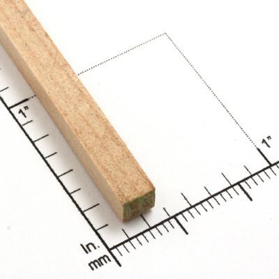 Spruce Spar 915mm x 3.2mm x 3.2mm Bud Nosen Timber 36" x 1/8" x 1/8"