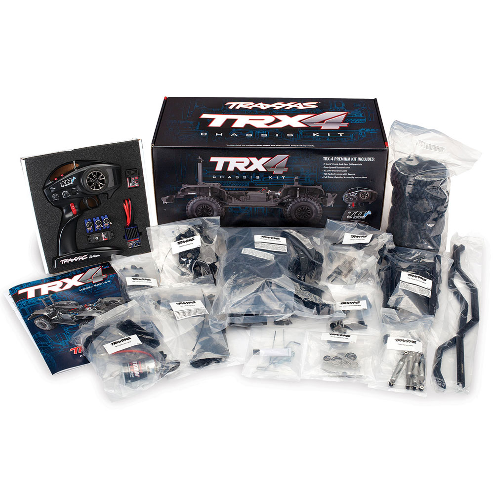 TRAXXAS TRX-4 CRAWLER CHASSIS KIT&#44; TQI 2.4 GHZ RADIO WITH 4 SERV