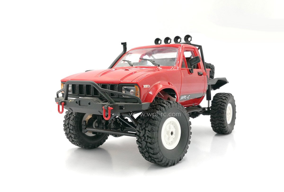 WPL C14 1/16 RC Single Cab Short-Bed RTR Red