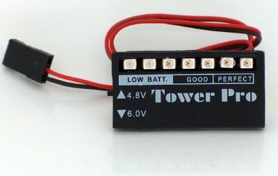 LED RX Voltage Indicator for NiMh Battery