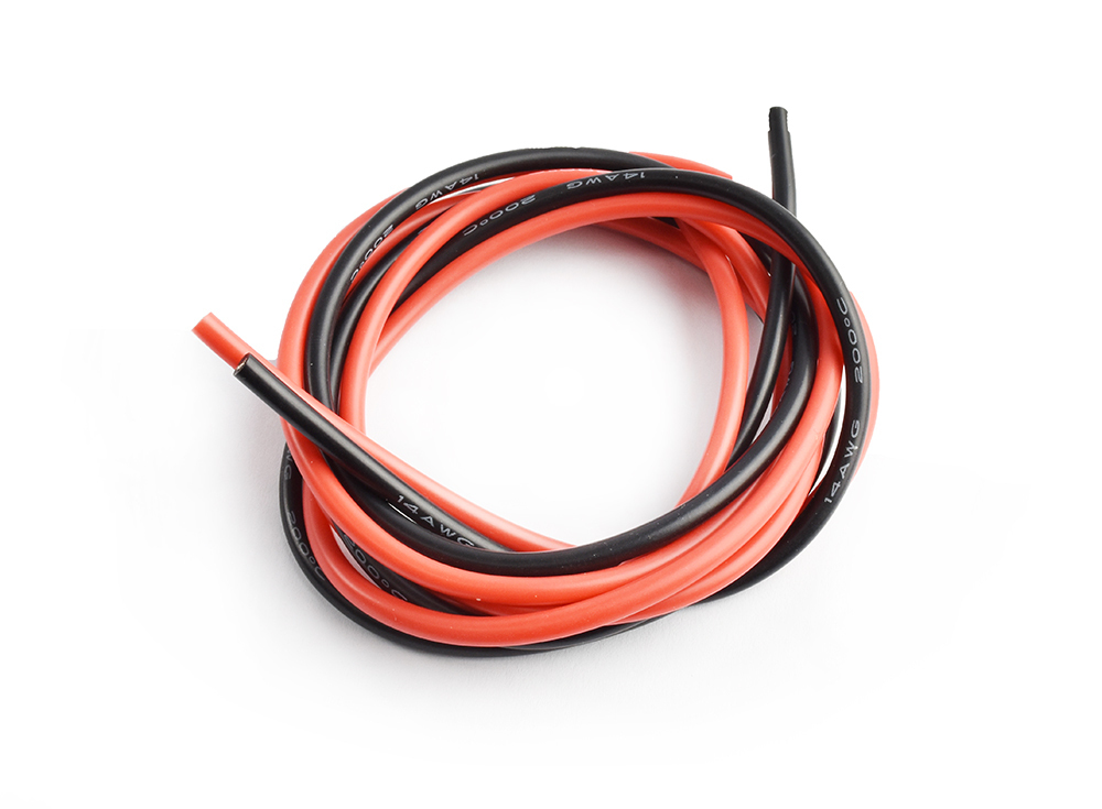 Tornado RC Silicone wire 14AWG 0.06 with 1m red and 1m black