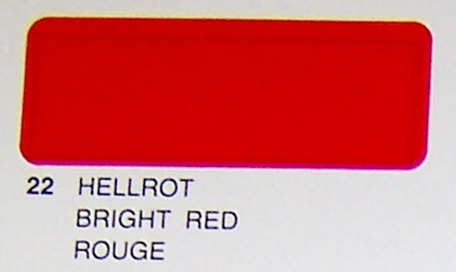 Protrim (Oratrim) Bright Red 2M (22) 25-022-02