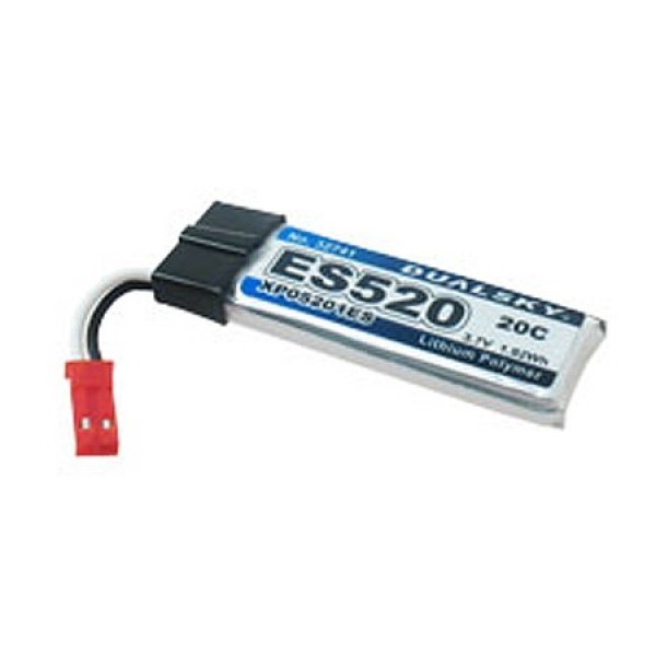 520mah 1S Dualsky LiPo Battery ES  20C