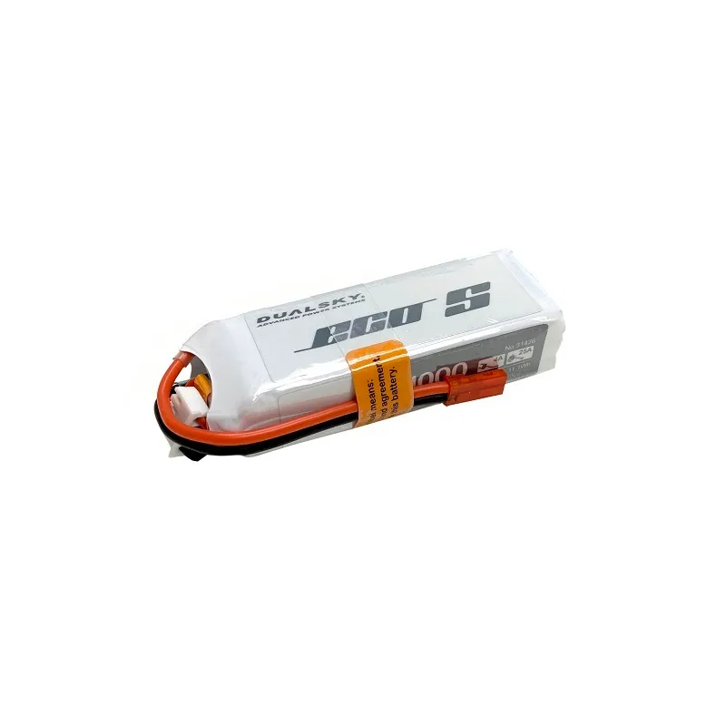 1000mah 3S Dualsky 11.1v 25C ECO LiPo Battery with JST Connector