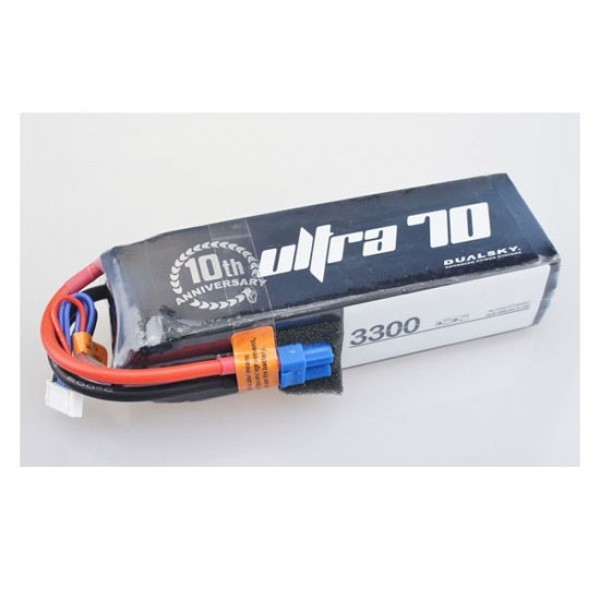 3300mah 5S Dualsky Ultra 70 LiPo Battery, 70c