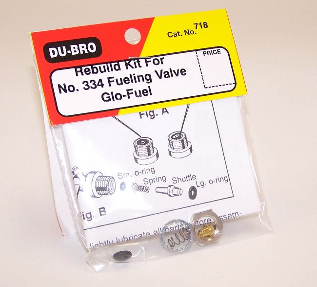 DUBRO 718 REBUILD KIT #334 FUEL VALVE GLO (1 PC PER PACK)