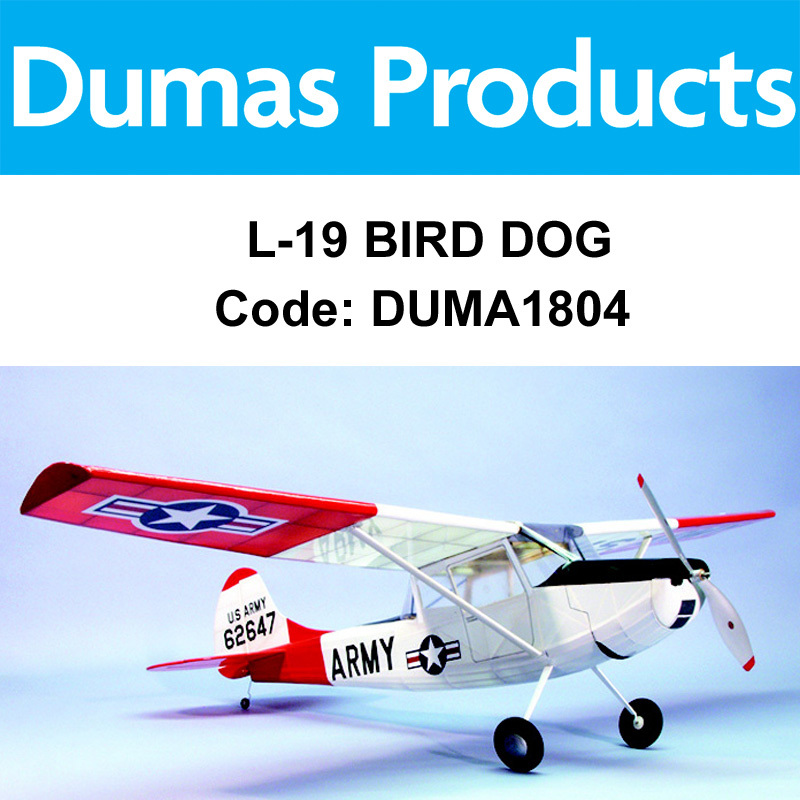 DUMAS 1804 40 INCH L-19 BIRD DOG R/C ELECTRIC POWERED