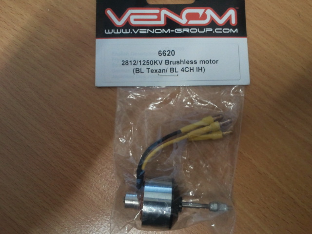 VENF-6620 - 2812/1250KV Brushless for BL Texan or Islander