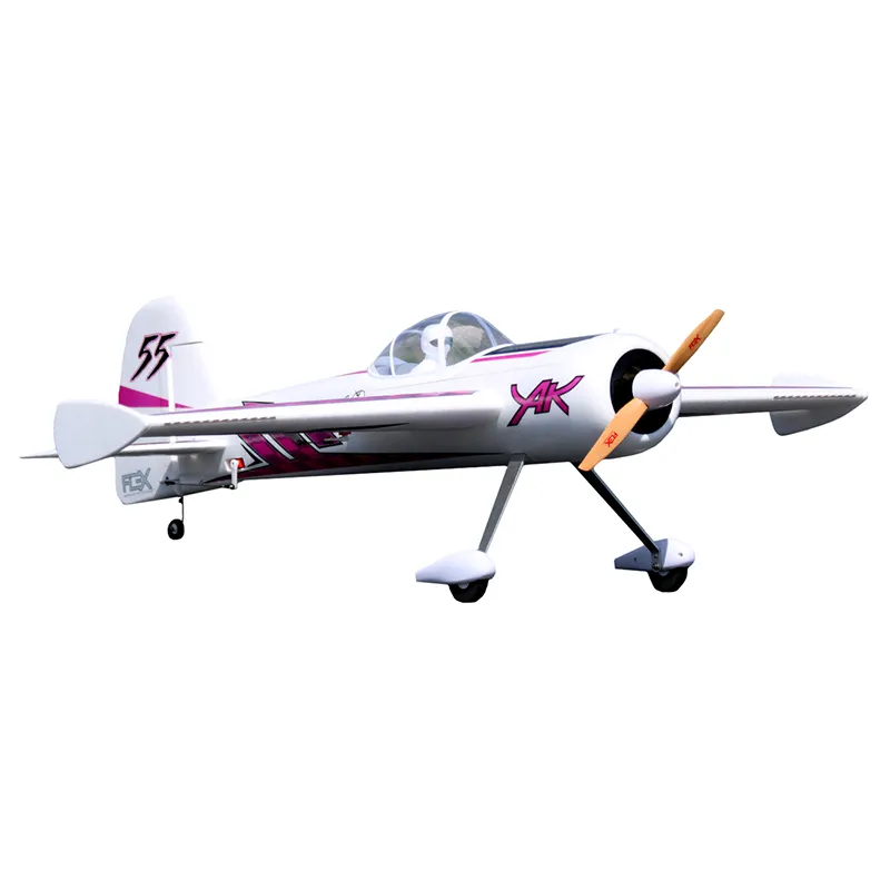 Flex Innovations Yak 55 10E Super PNP RC Plane, Pink / Black