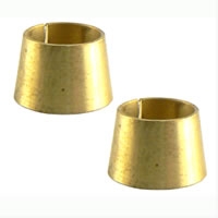 Brass Cone/Washer, 2pcs