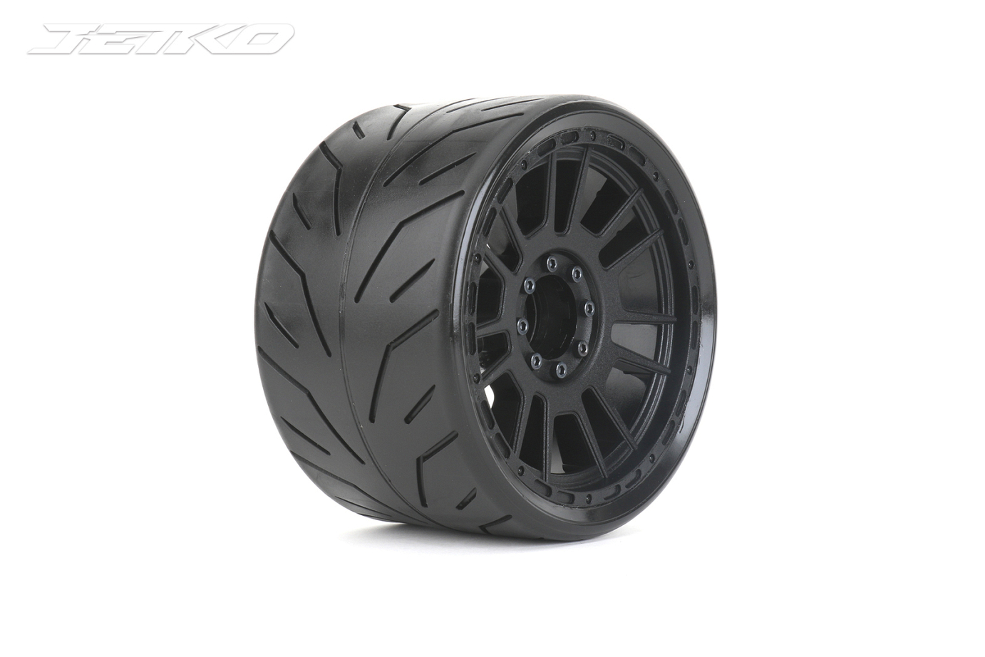 Jetko 1/8 SMT 4.0 BLACK PHOENIX Tyres (Claw Rim/Black/Med Soft/B