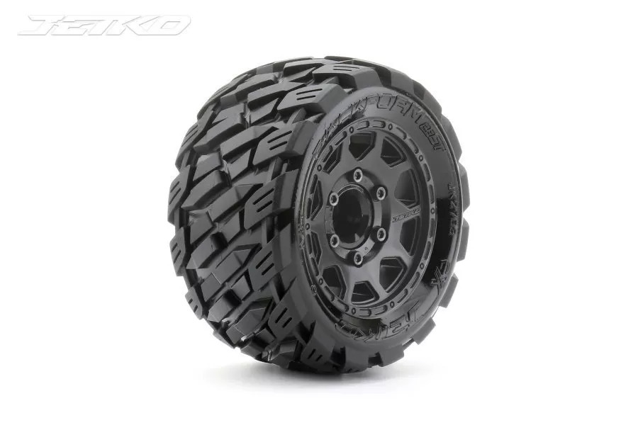 Jetko 1/10 ST 2.8 EX-ROCKFORM Tyres (Claw Rim/Black/Medium Soft/