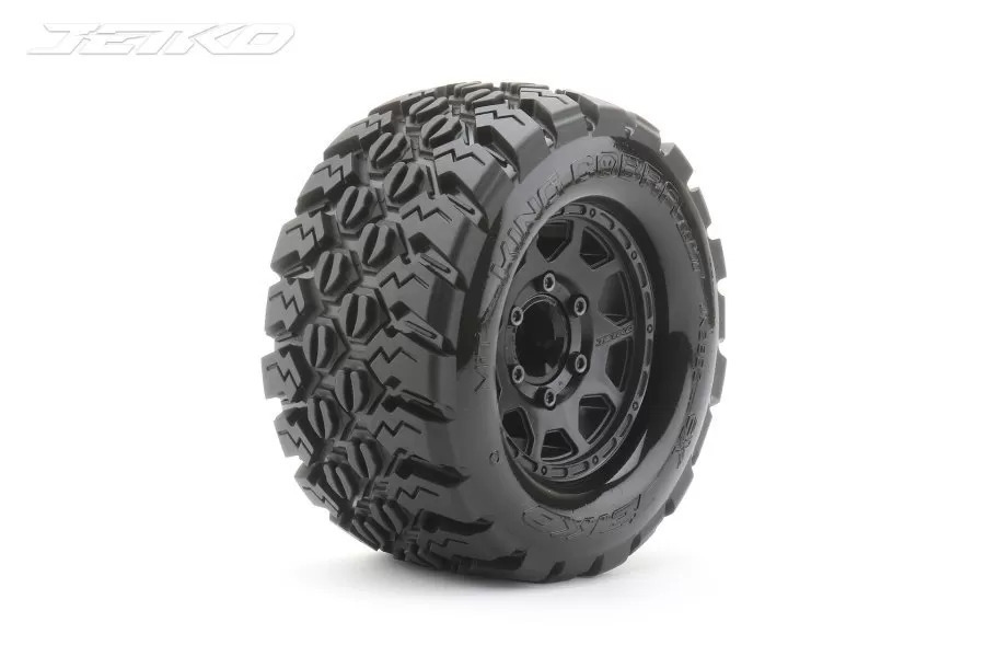 Jetko 1/10 MT 2.8 EX-KING COBRA Tyres (Claw Rim/Black/Med Soft/1