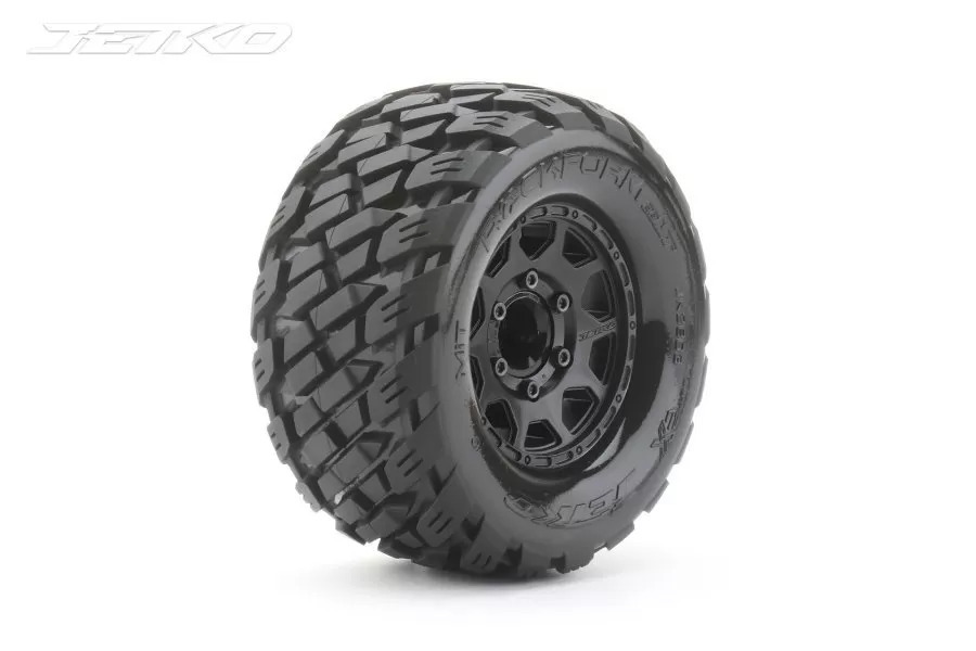Jetko 1/10 MT 2.8 EX-ROCKFORM Tyres (Claw Rim/Black/Medium Soft/