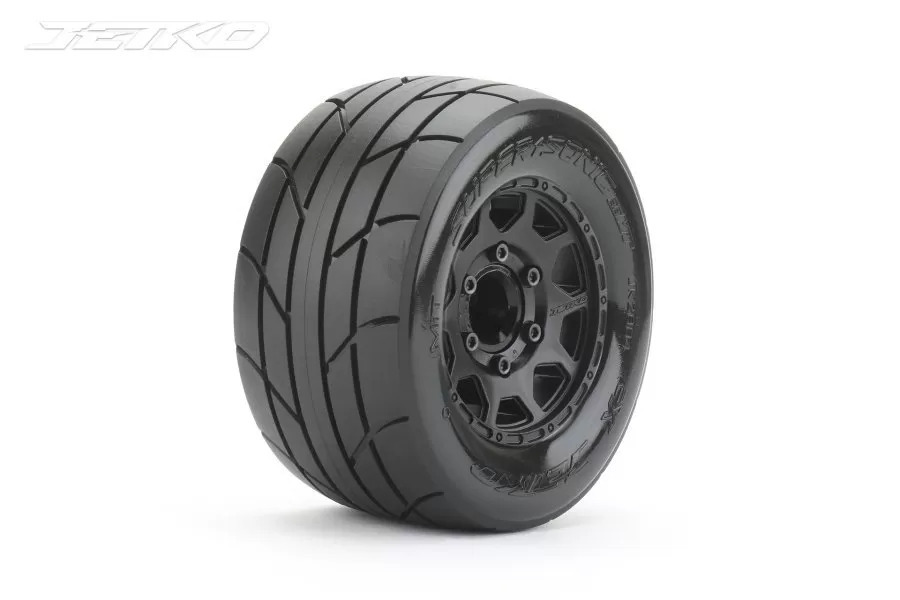 Jetko 1/10 MT 2.8 EX-SUPER SONIC Tyres (Claw Rim/Black/Med Soft/
