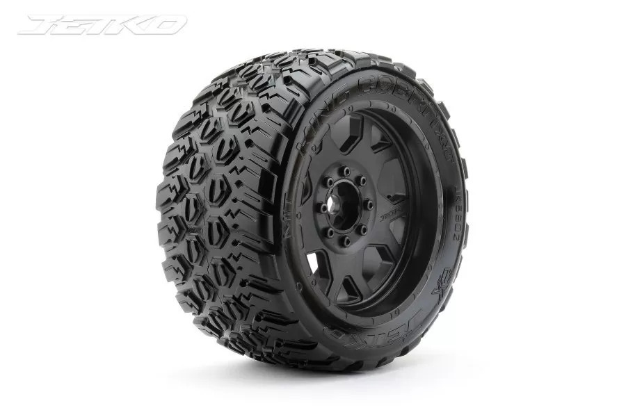 Jetko 1/5 XMT EX-KING COBRA Tyres (Claw Rim/Black/Medium Soft/24