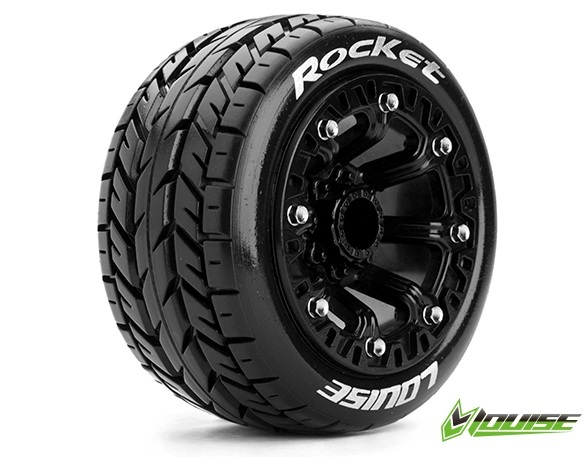 ST-Rocket Tire & Wheel 2,2" Black Soft (2)