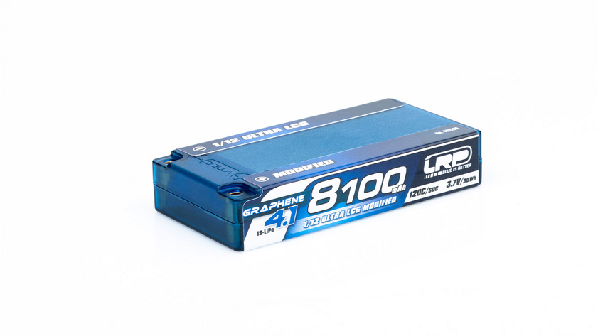 8100mAh Hardcase - 3.7V LiPo Battery - LRP 1/12 Ultra LCG GRAPHENE-4.1  120C/60C