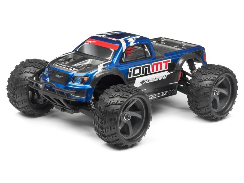 MV28068 - MONSTER TRUCK PAINTED BODY BLUE WITH DECALS ION MT