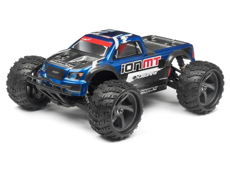 Maverick MV28074 CLEAR MONSTER TRUCK BODY WITH DECALS (ION MT)