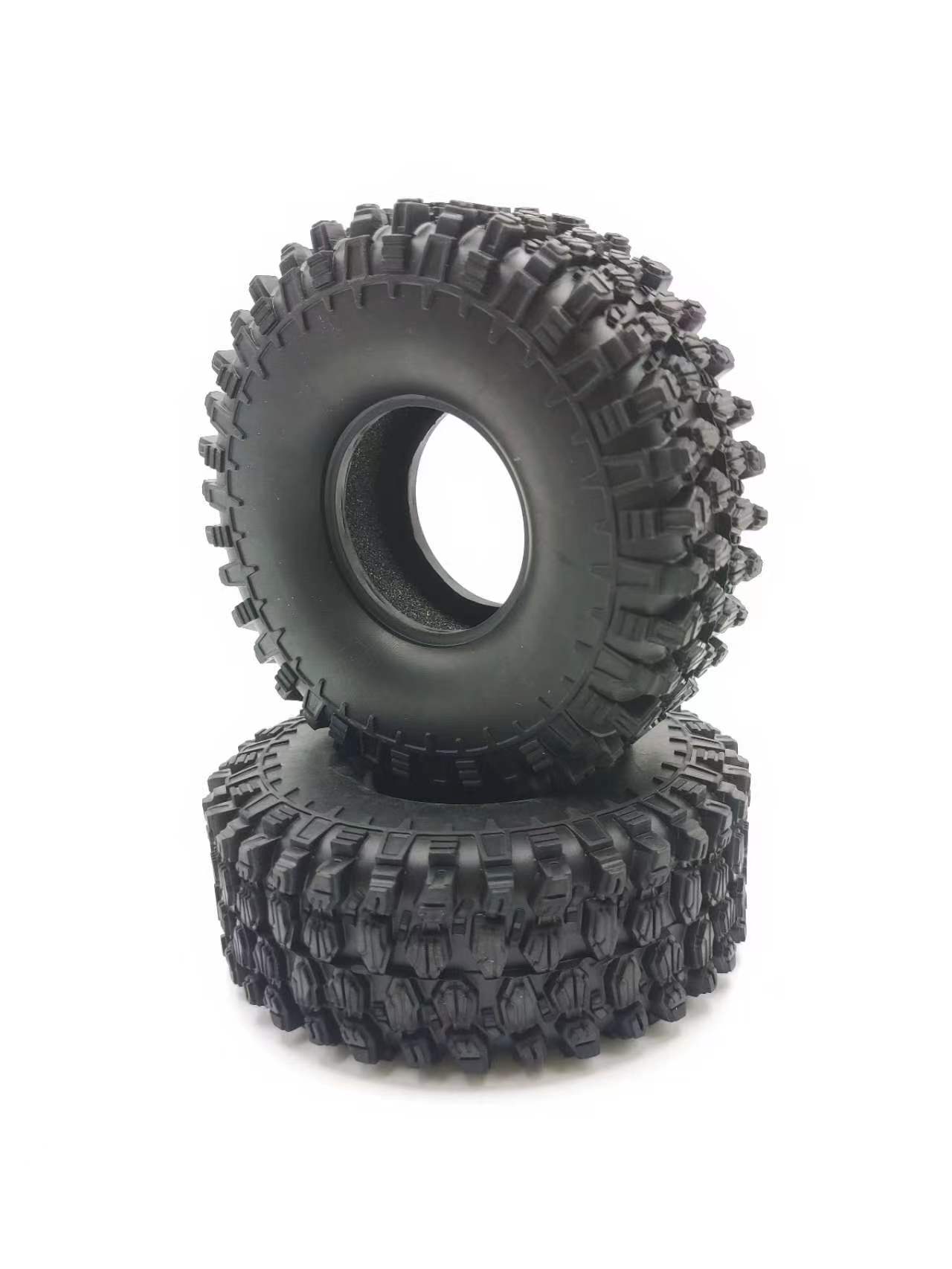 Mega RC 1.9 M/T Tire with Foam (Rock Viper)